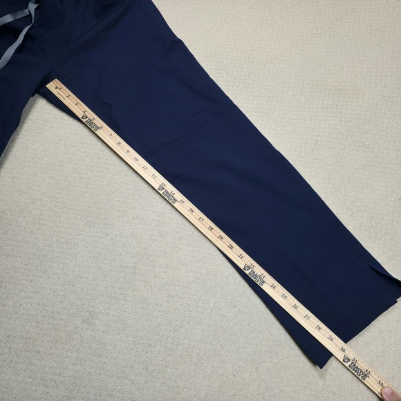 FIGS Kade Straight Leg Scrub Pants Womens M Medium Navy Blue Medical Nurse FIONx - Picture 12 of 13